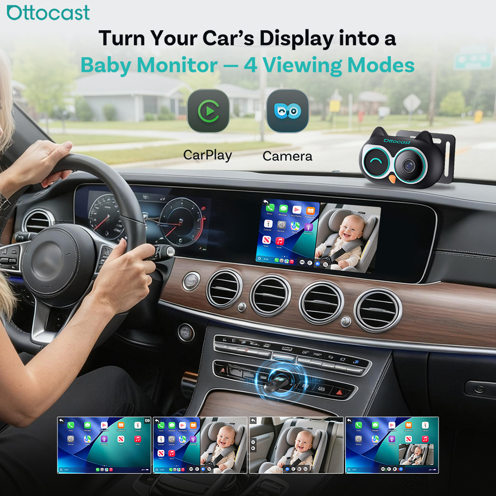 Wearable Baby Monitor - OTTOCAST Cabin Care Wireless CarPlay Adapter