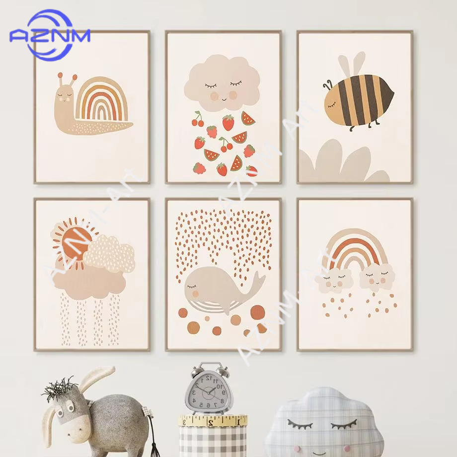 Baby Nursery Kids - 1pc Nursery Wall Art Canvas Baby