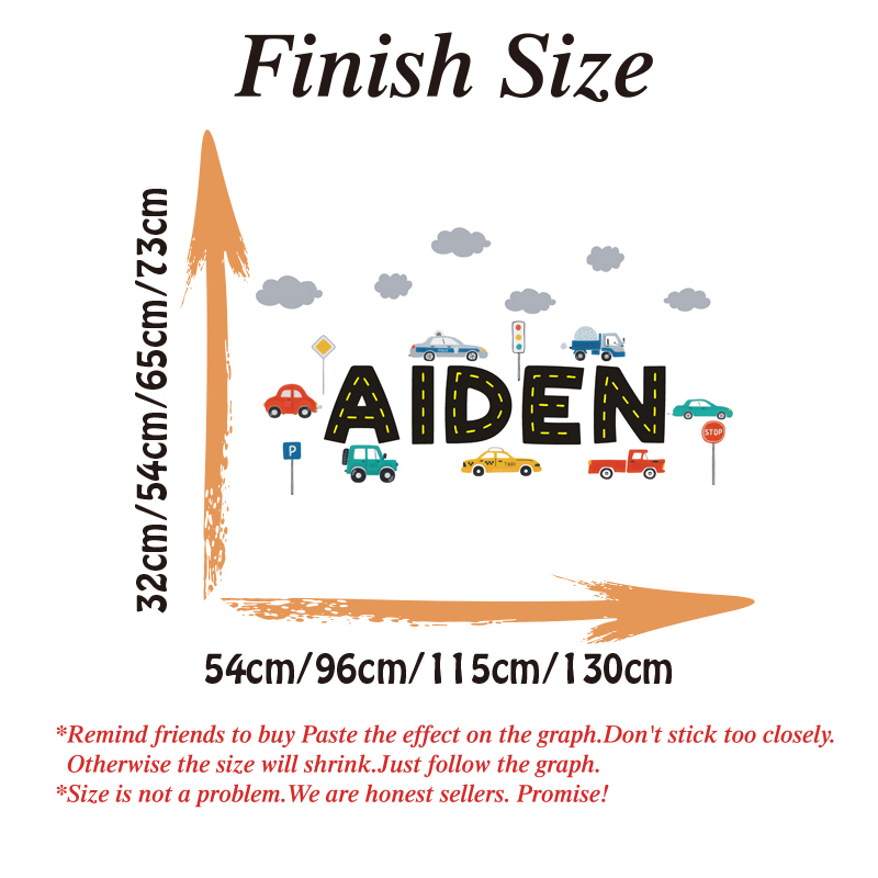 Custom Name Construction Vehic - Baby Nursery Wall Mural 리뷰 및 가격
