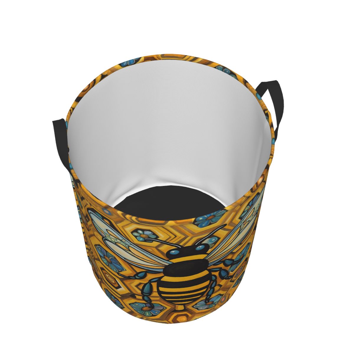 Bee And Honeycomb Print Laundr - Baby Nursery Laundry Hamper 리뷰 및 가격