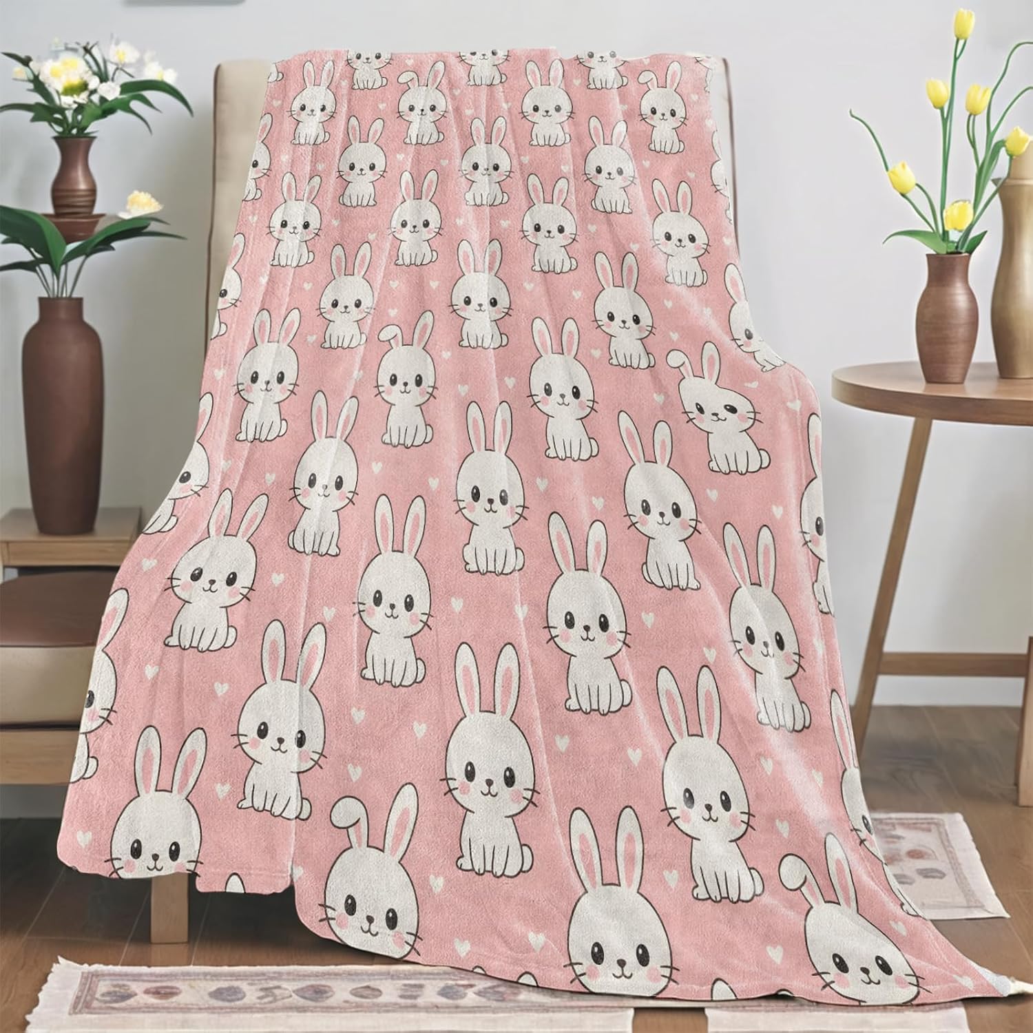 Cute Cartoon Bunny Rabbit Prin - Baby Nursery In Hospital 리뷰 및 가격