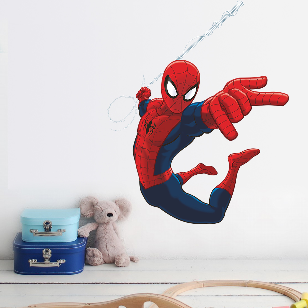 Creative Super Hero Spiderman  - Baby Nursery Wall Mural 리뷰 및 가격