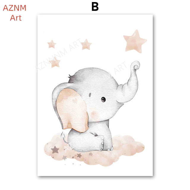 Elephant Balloon Rainbow Moon  - Baby Nursery Kids 리뷰 및 가격