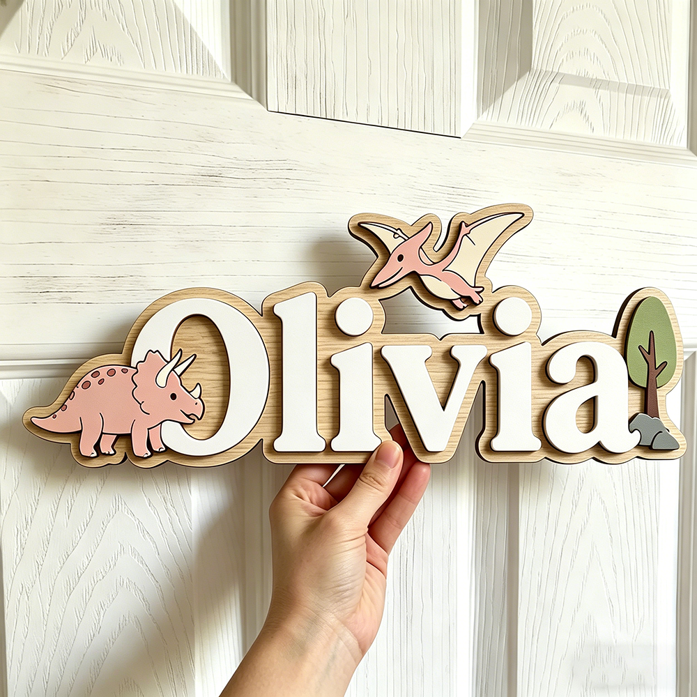 Personalized Dinosaur Name Sig - Baby Nursery Kids 리뷰 및 가격