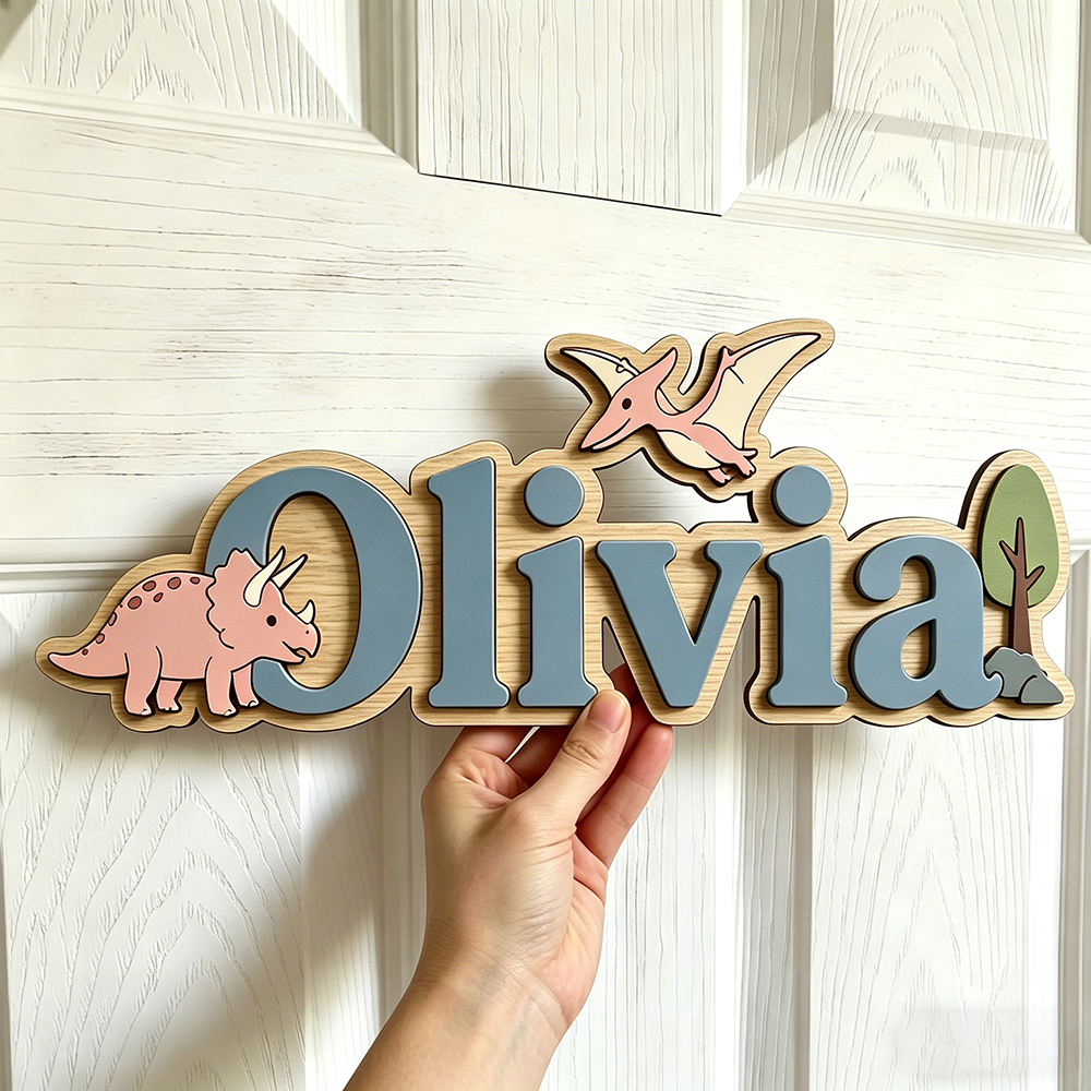 Personalized Dinosaur Name Sig - Baby Nursery Kids 리뷰 및 가격