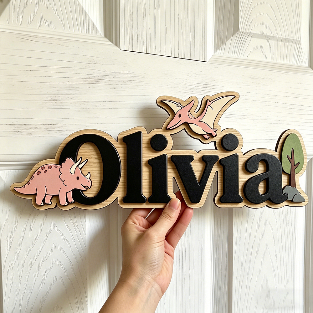 Personalized Dinosaur Name Sig - Baby Nursery Kids 리뷰 및 가격