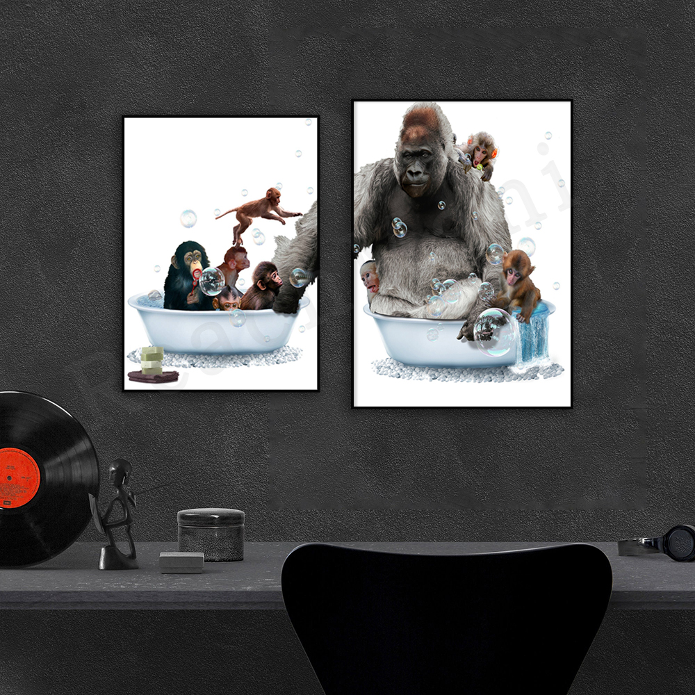 Gorilla Nursery Tub Print, Bab - Baby Zoo Nursery 리뷰 및 가격