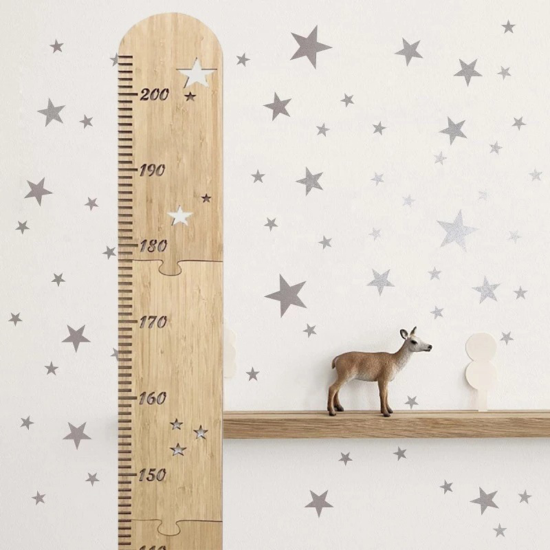 5 Sheets Nordic Wooden Kids He - Baby Nursery Wall Mural 리뷰 및 가격