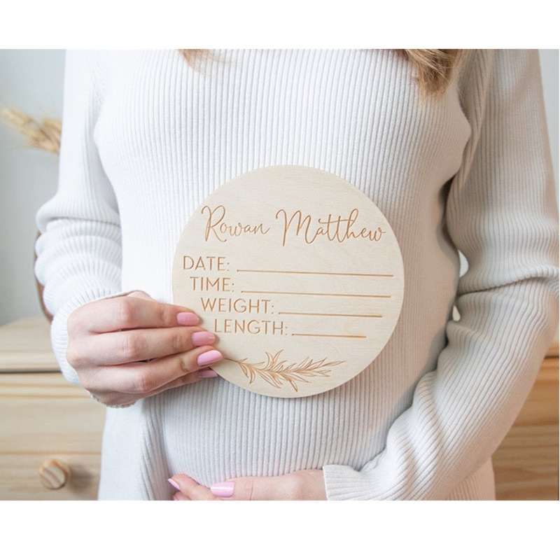 Wooden baby name sign Personal - Baby Nursery In Hospital 리뷰 및 가격