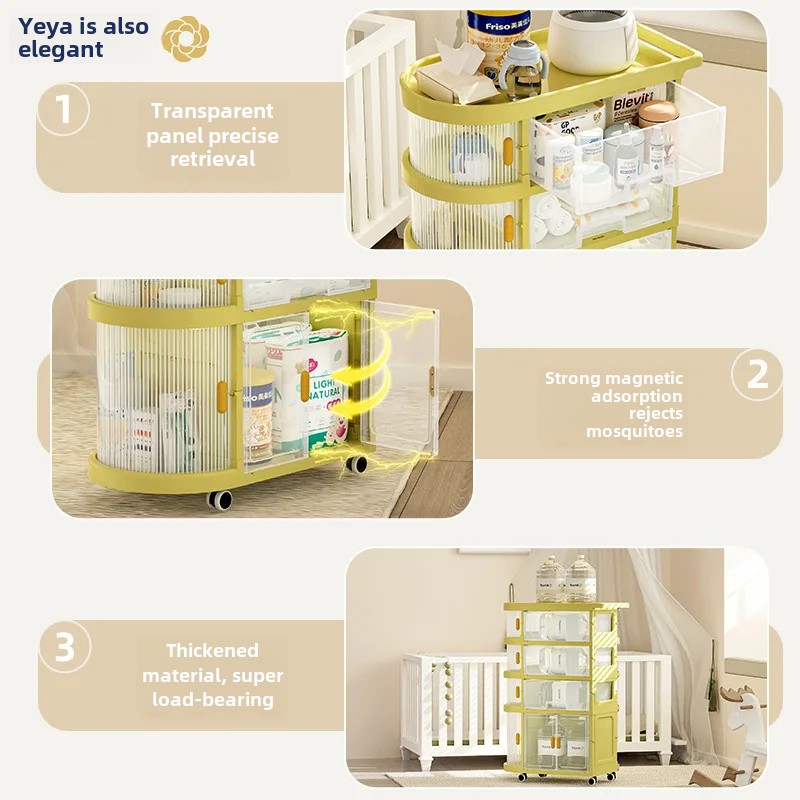 Folding Baby Storage Rack Trol - Baby Nursery Hooks 리뷰 및 가격