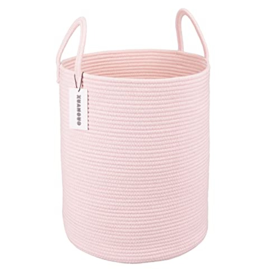Cotton Rope Laundry Basket Ham - Baby Nursery Laundry Hamper 리뷰 및 가격