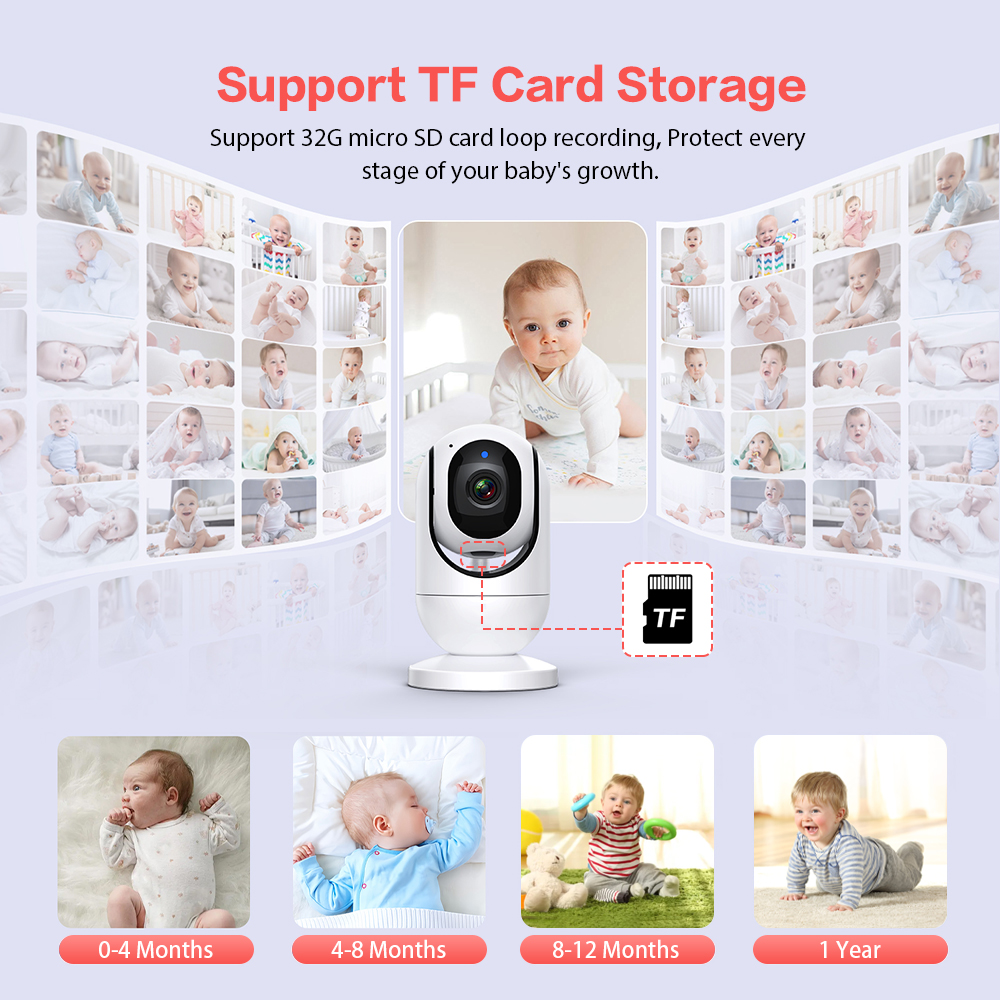 Video Baby Monitor 7'' 1080P H - Wearable Baby Monitor 리뷰 및 가격