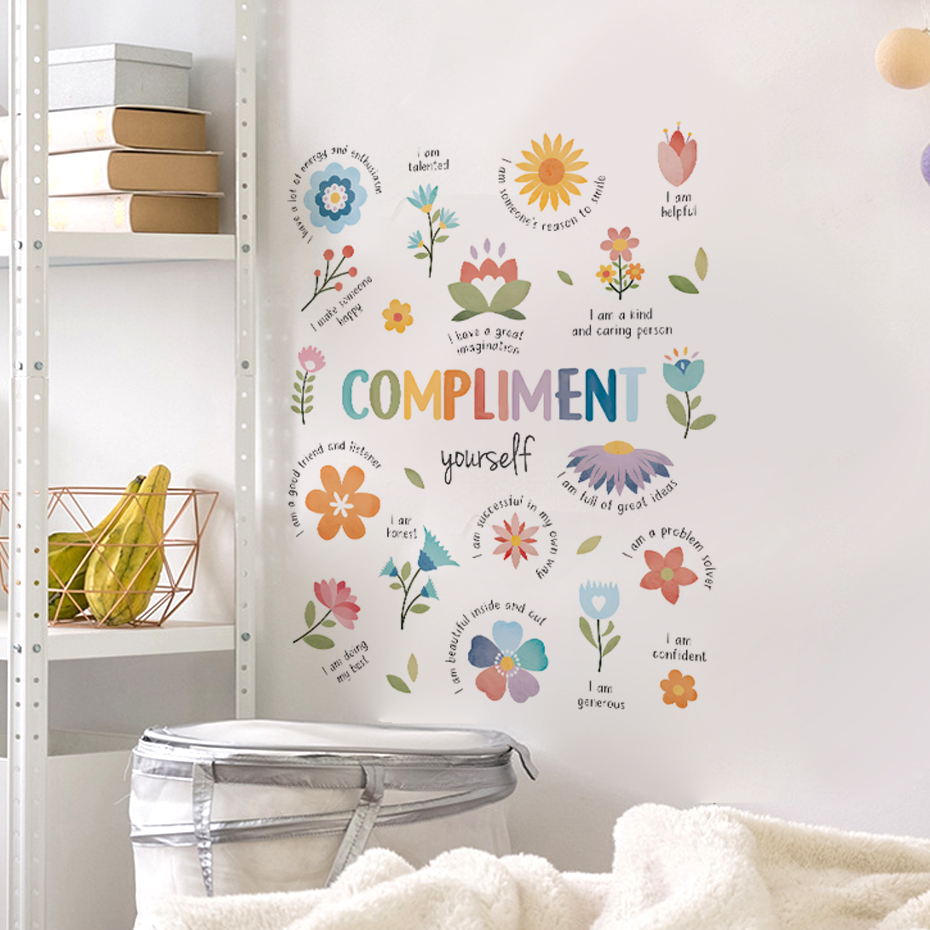 English colorful inspirational - Baby Nursery Wall Decals 리뷰 및 가격