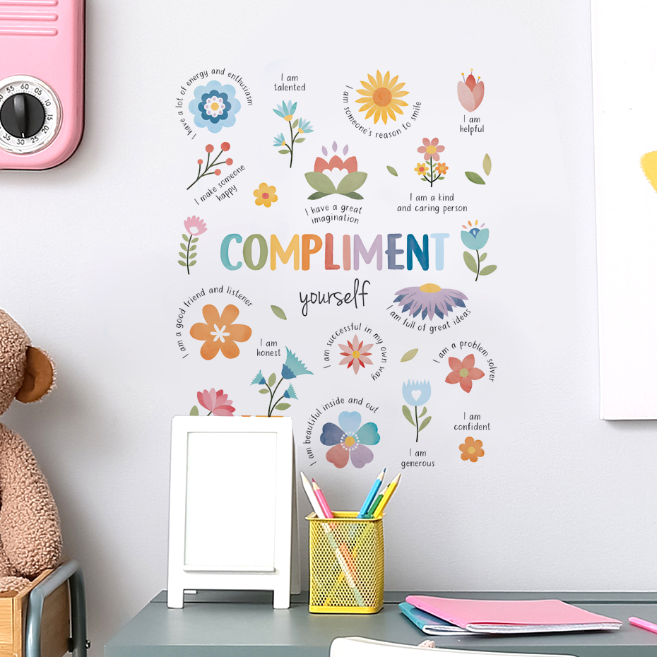 English colorful inspirational - Baby Nursery Wall Decals 리뷰 및 가격