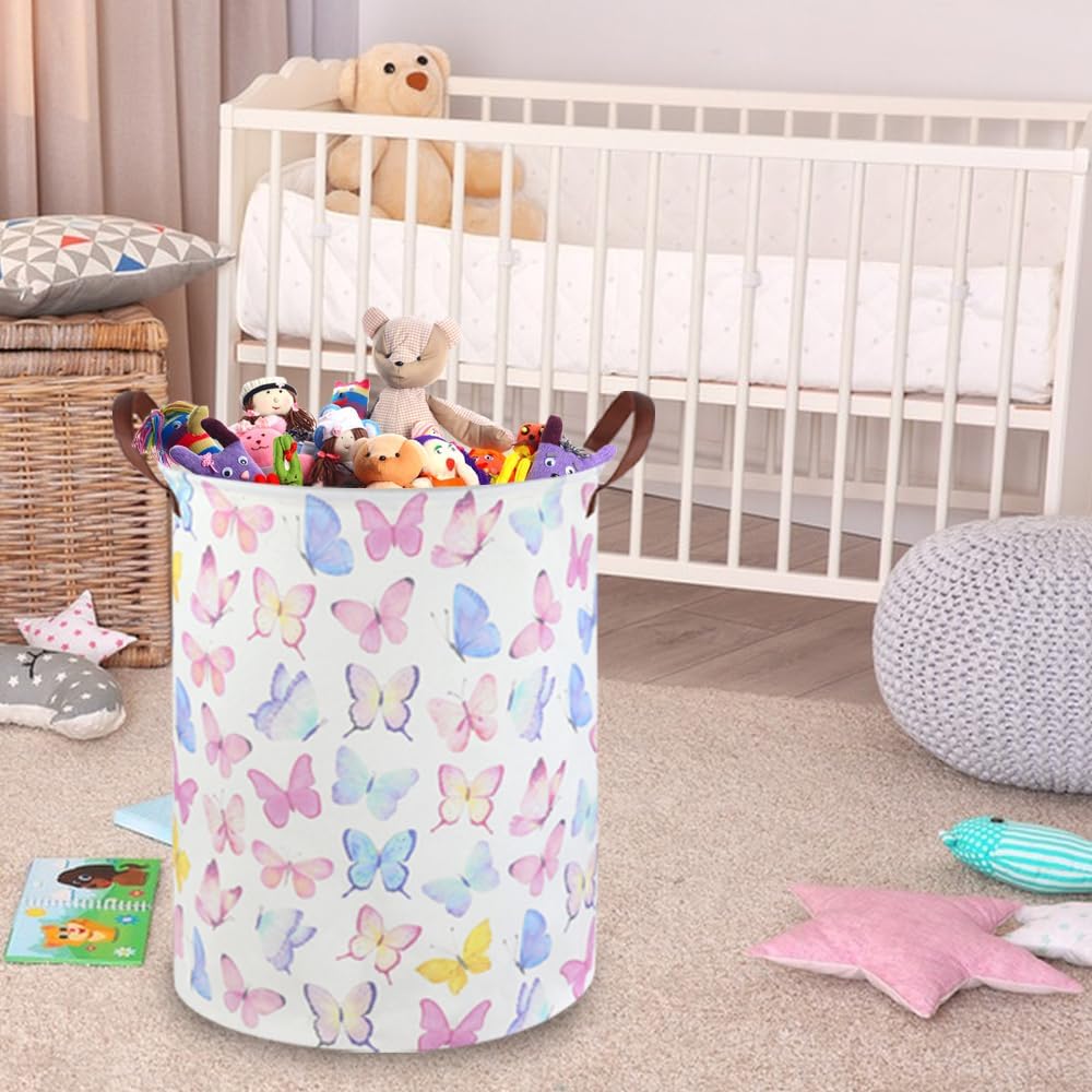 Butterfly Laundry Basket Girls - Baby Nursery Laundry Hamper 리뷰 및 가격