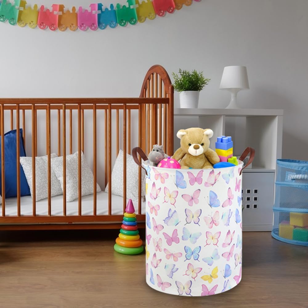 Butterfly Laundry Basket Girls - Baby Nursery Laundry Hamper 리뷰 및 가격