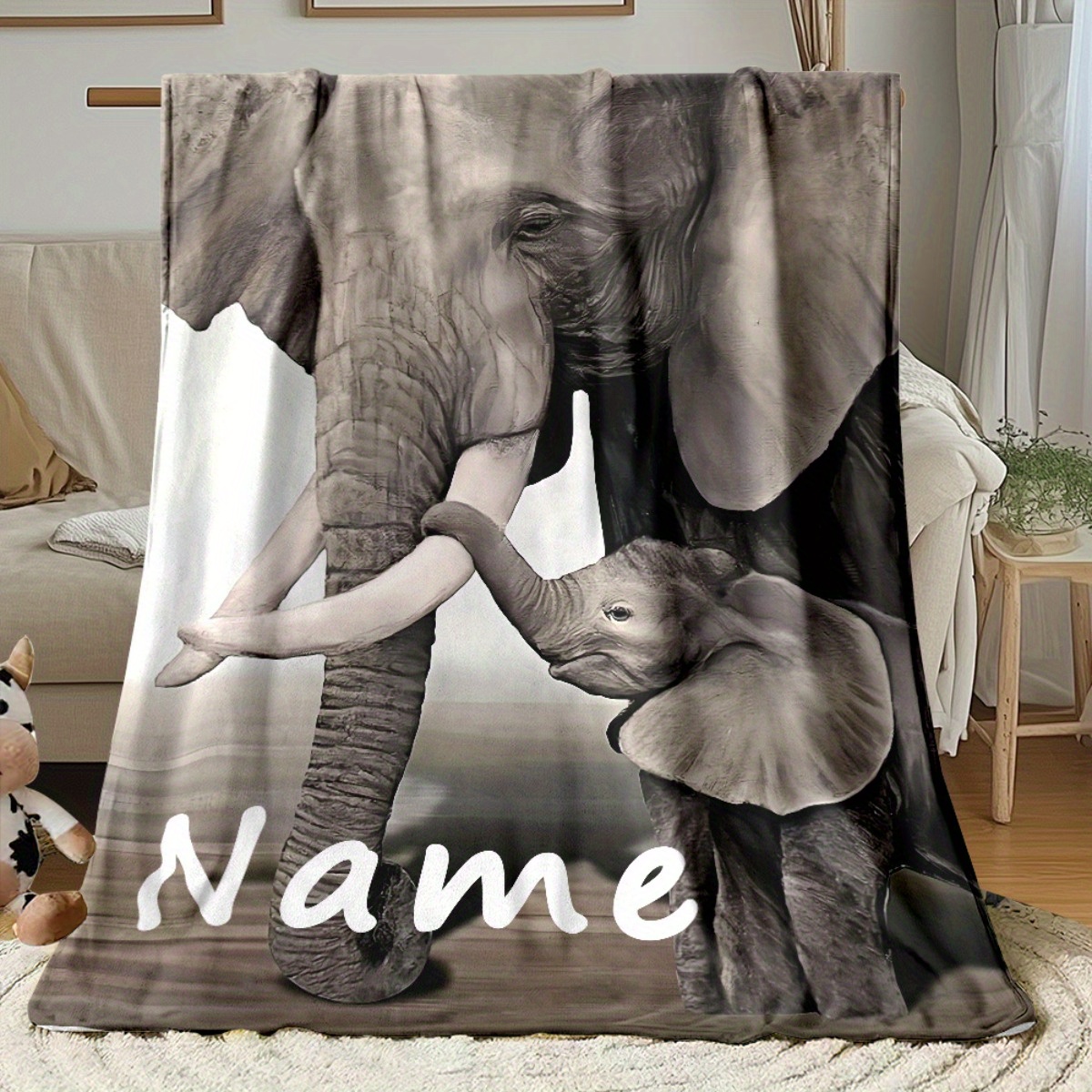 Personalized Name Elephant Fam - Baby Nursery In Hospital 리뷰 및 가격