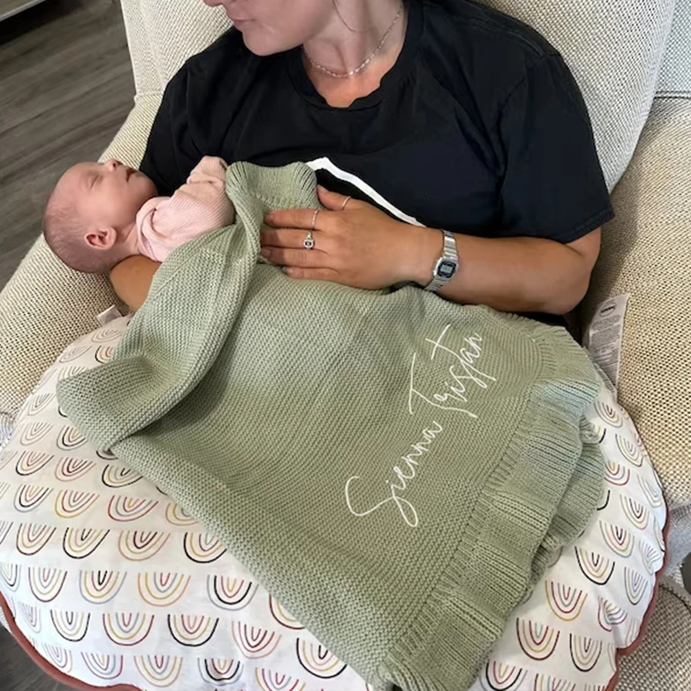 Embroidered Baby Blanket Custo - Baby Nursery In Hospital 리뷰 및 가격