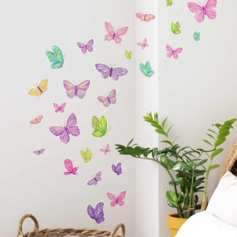 Romantic butterfly Wall Sticke - Baby Nursery Wall Decals 리뷰 및 가격