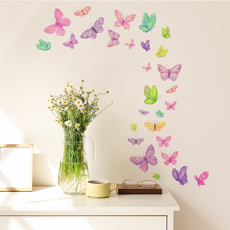 Romantic butterfly Wall Sticke - Baby Nursery Wall Decals 리뷰 및 가격