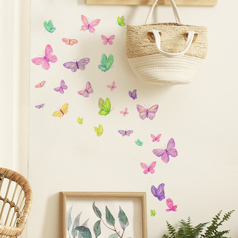 Romantic butterfly Wall Sticke - Baby Nursery Wall Decals 리뷰 및 가격