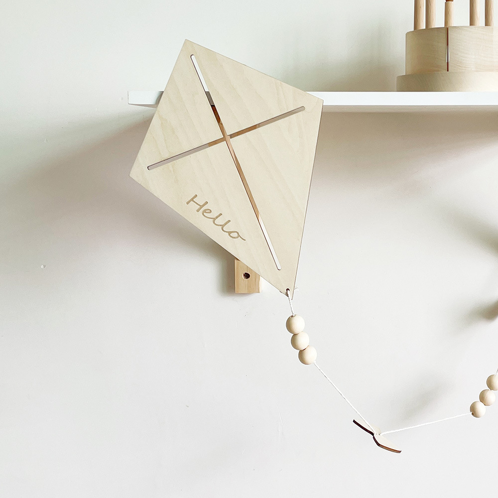 INS Nordic Wooden Kite Wall Or - Baby Nursery Needs 리뷰 및 가격