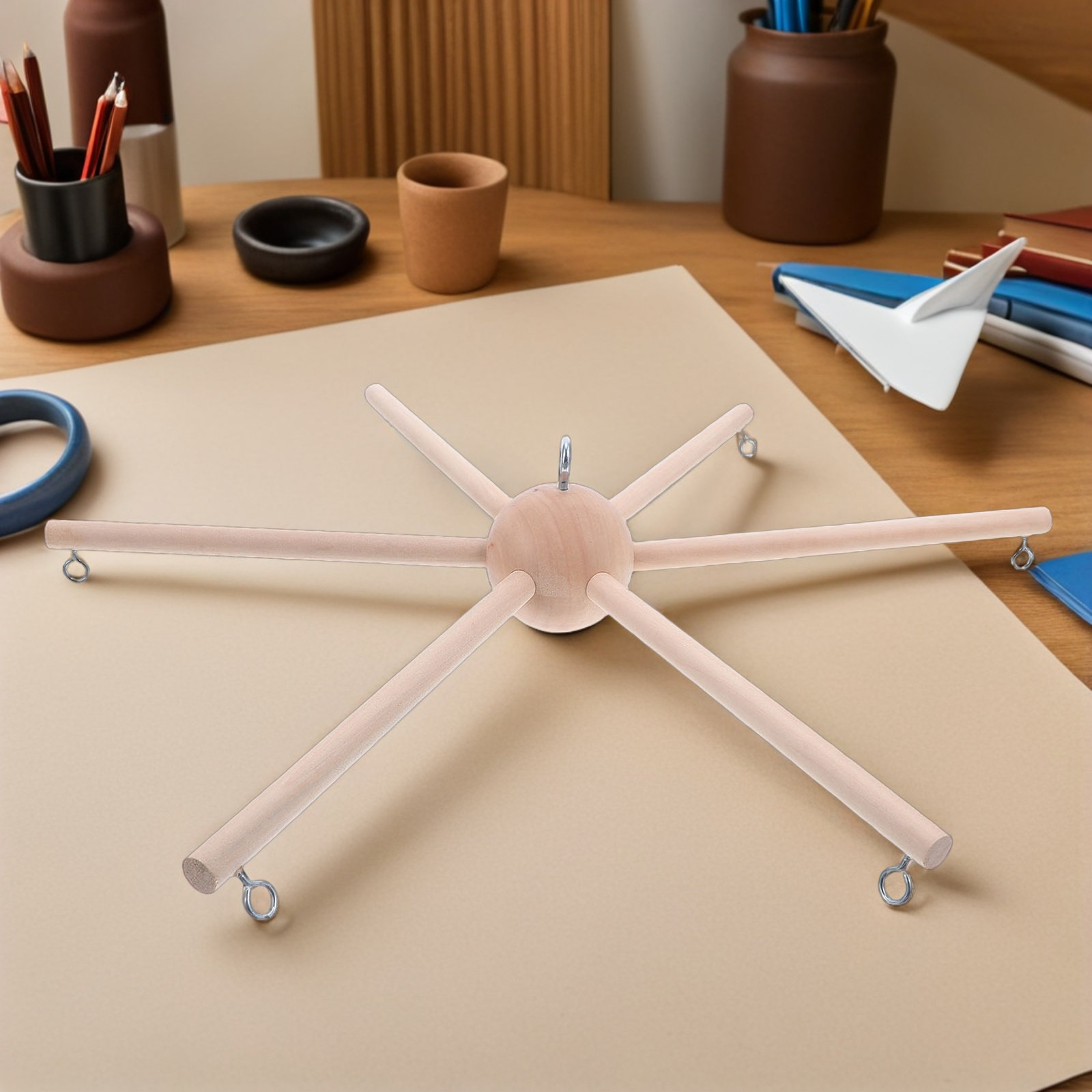 1Set Wooden Mobile Frame Natur - Baby Nursery Kit 리뷰 및 가격