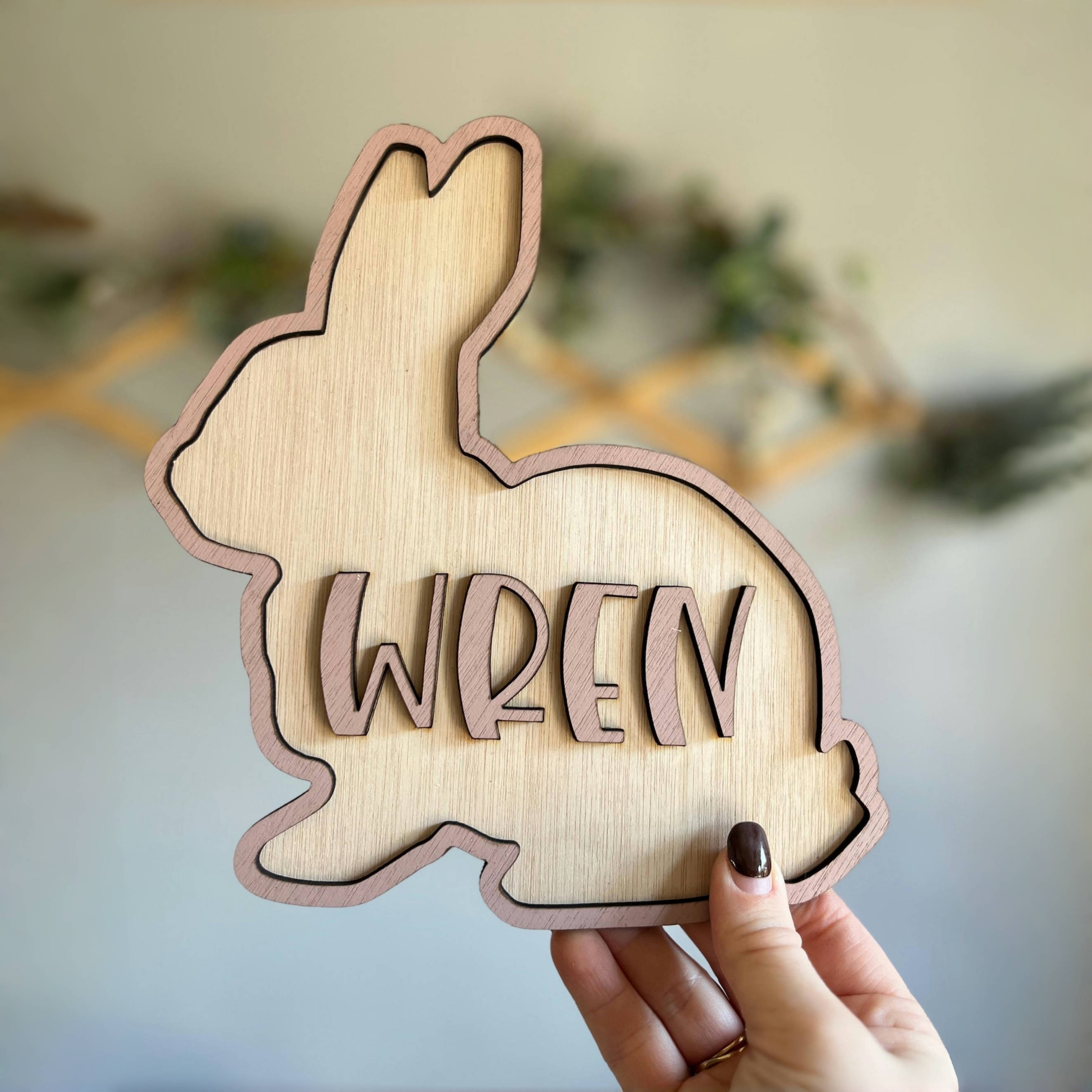 Personalized Bunny Name Wooden - Baby Nursery Needs 리뷰 및 가격
