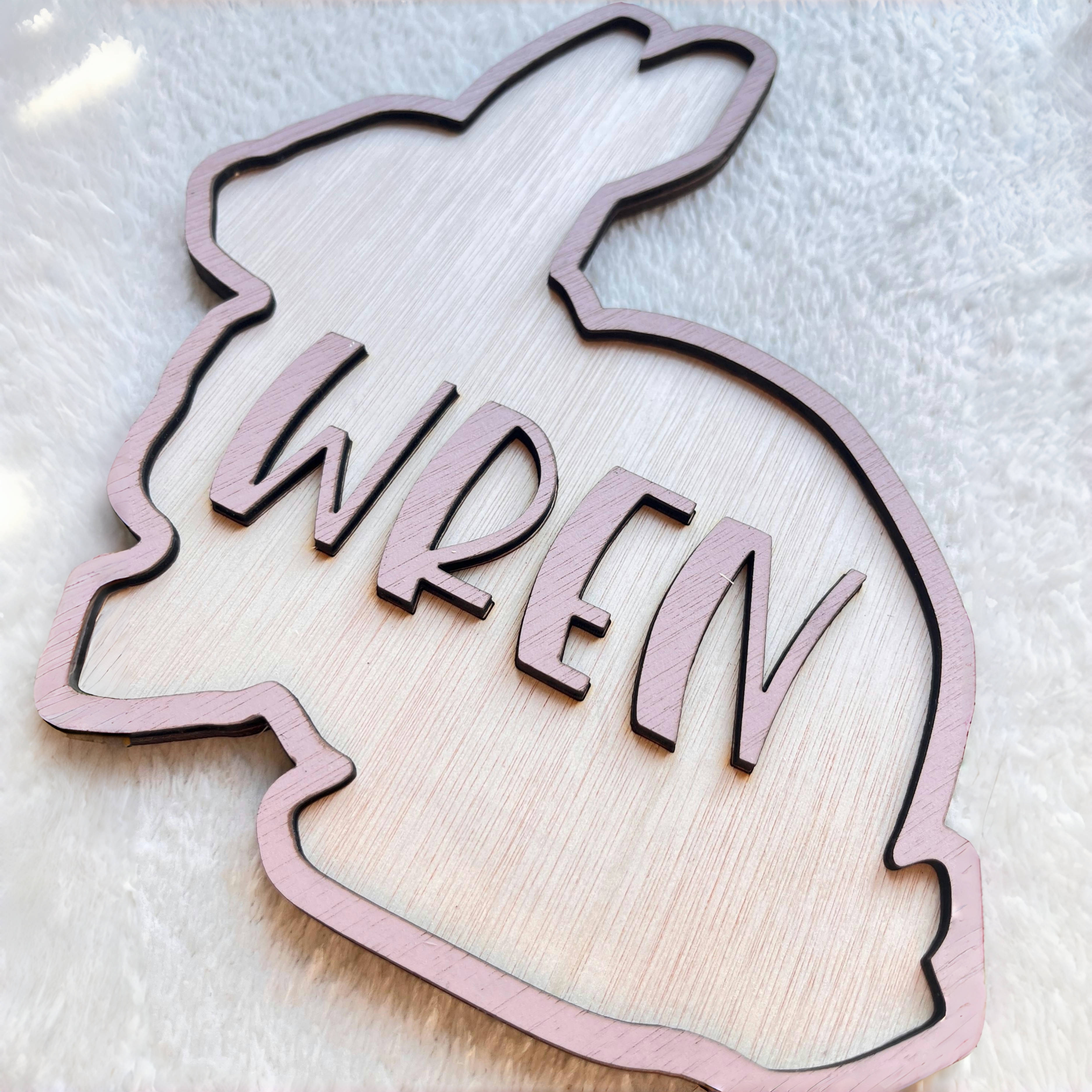 Personalized Bunny Name Wooden - Baby Nursery Needs 리뷰 및 가격
