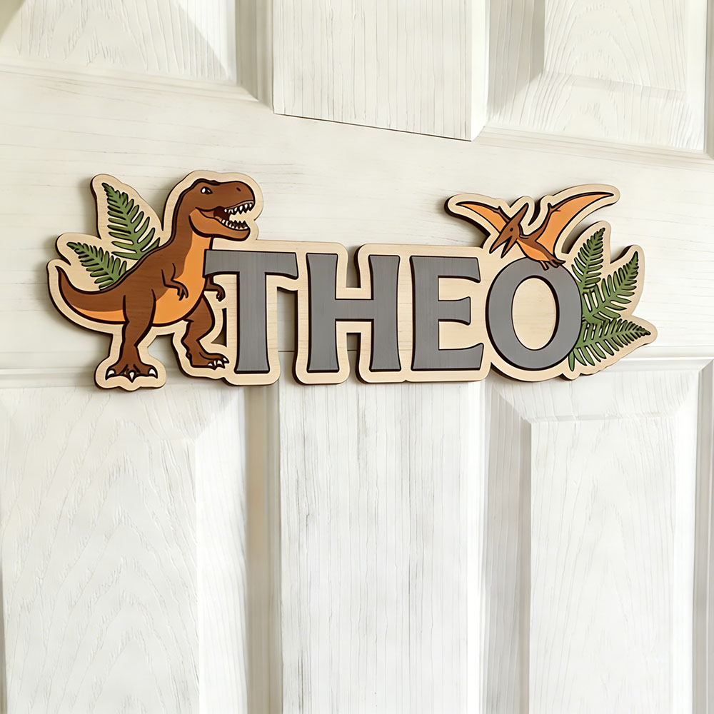 Personalized Dinosaur Name Sig - Baby Nursery Kids 리뷰 및 가격