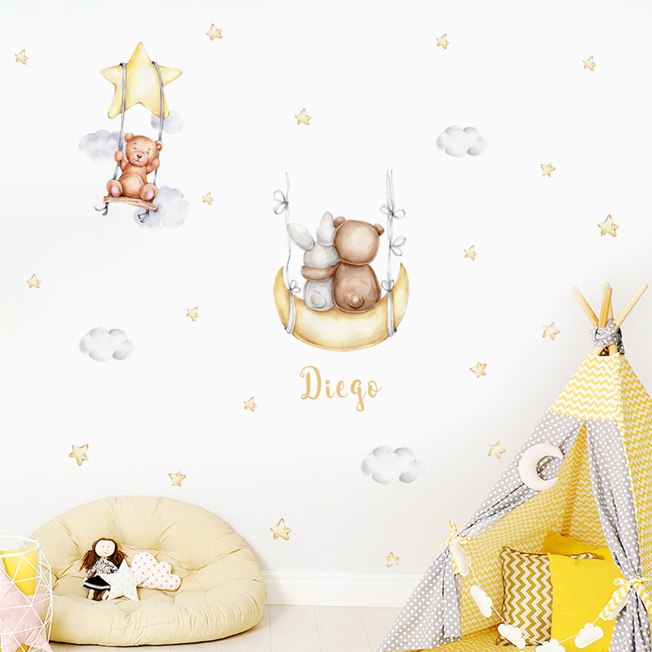 Custom Baby Name Bear Balloons - Baby Nursery Needs 리뷰 및 가격