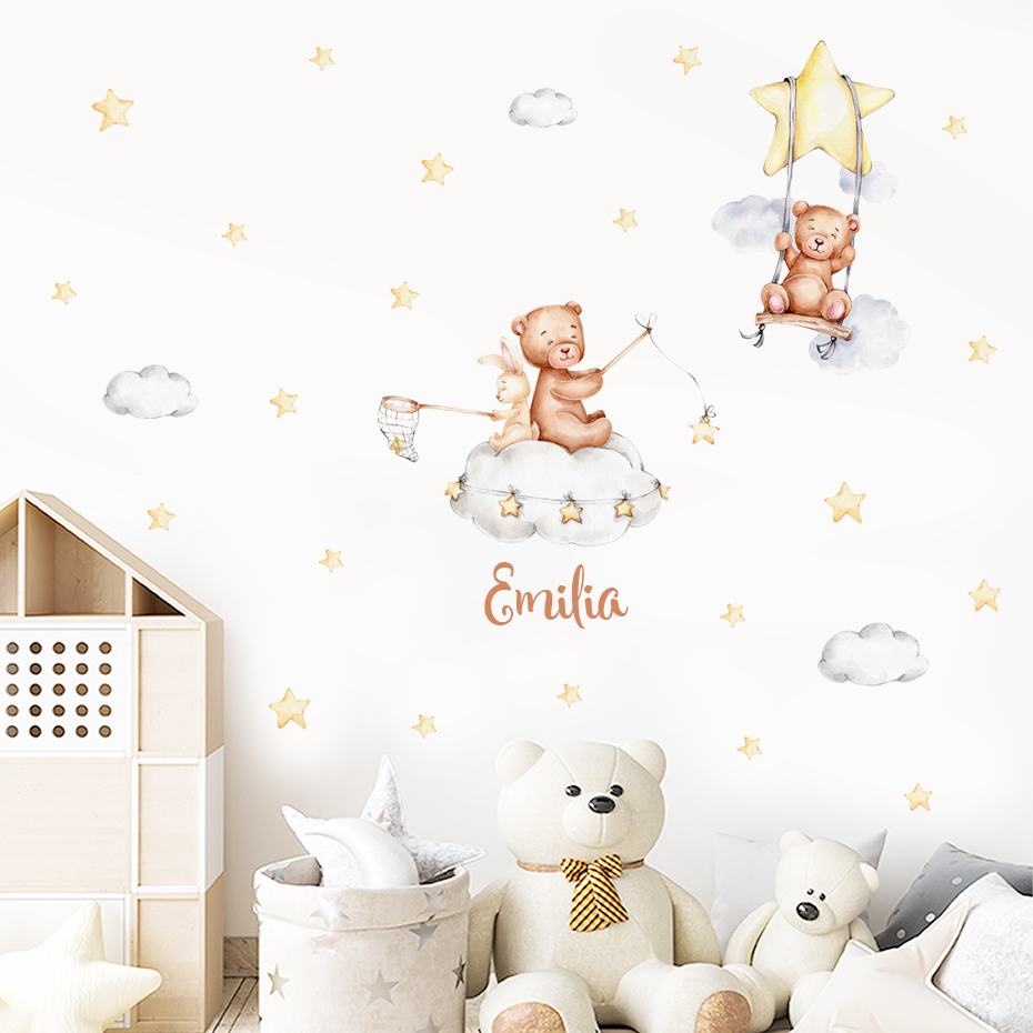Custom Baby Name Bear Balloons - Baby Nursery Needs 리뷰 및 가격