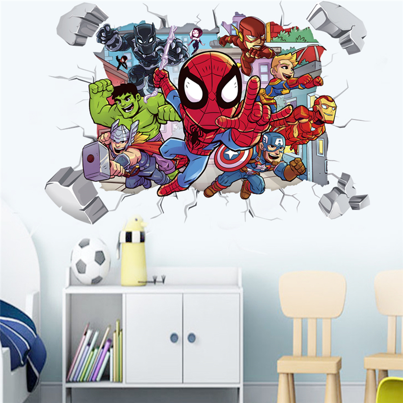 Marvel Superhero Avengers Wall - Baby Nursery Wall Mural 리뷰 및 가격