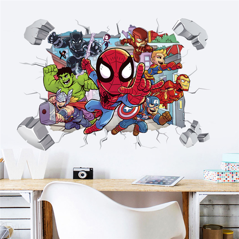Marvel Superhero Avengers Wall - Baby Nursery Wall Mural 리뷰 및 가격
