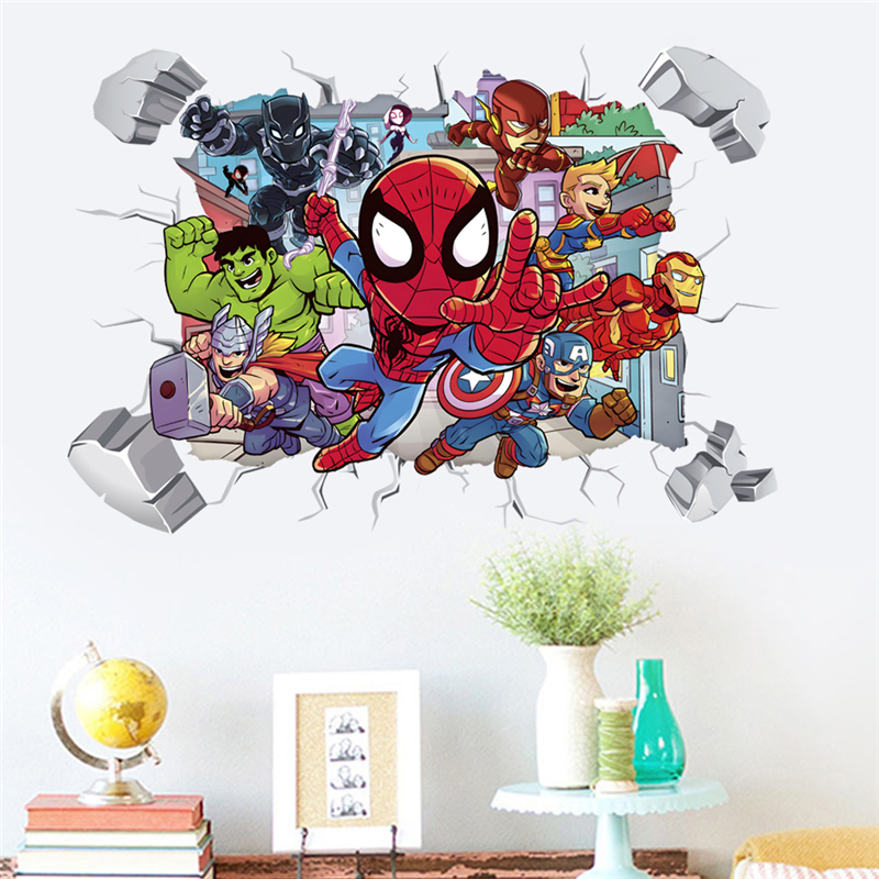 Marvel Superhero Avengers Wall - Baby Nursery Wall Mural 리뷰 및 가격