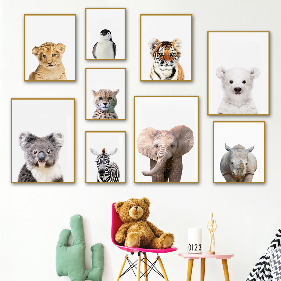 Baby Safari Animal Nursery Wal - Baby Zoo Nursery 리뷰 및 가격