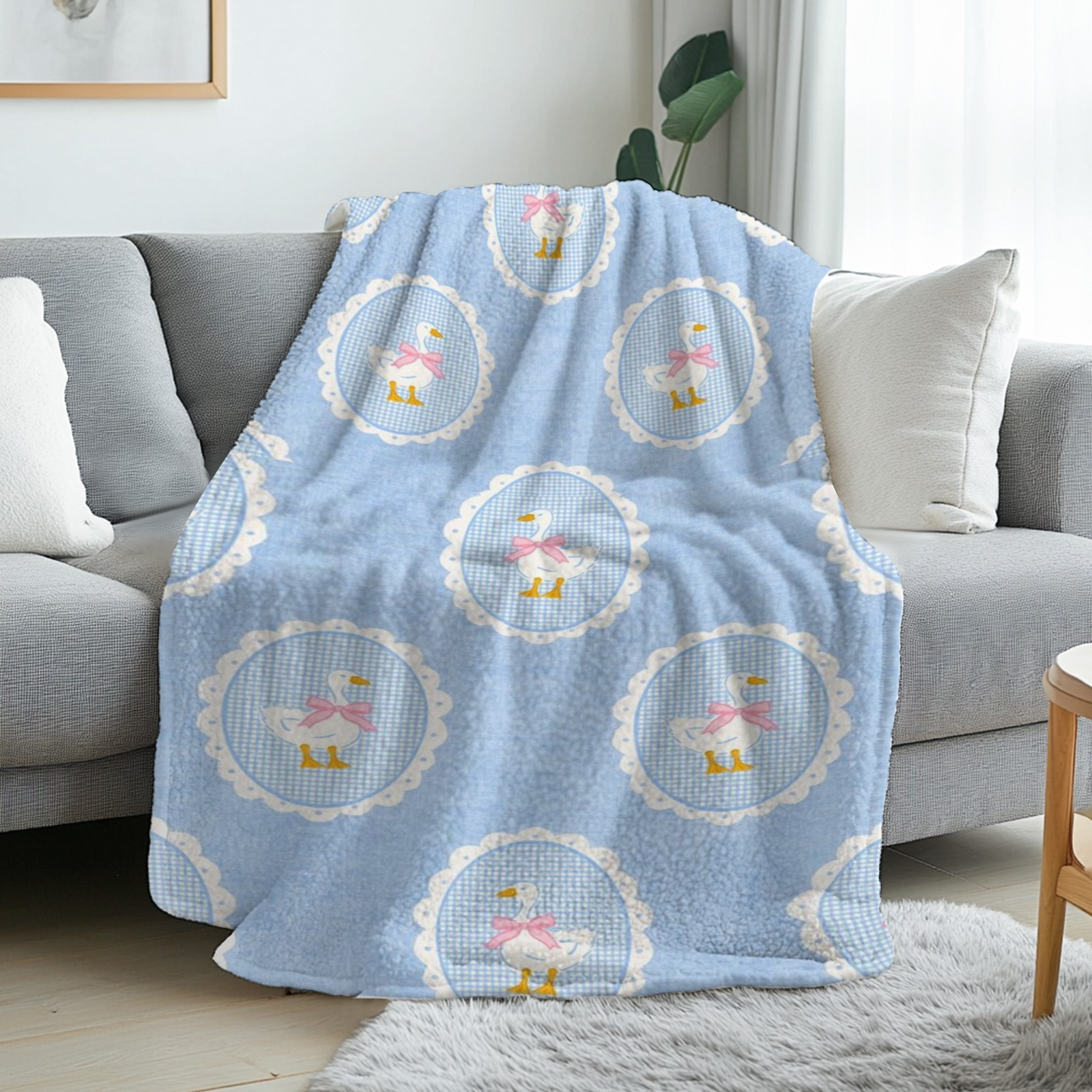 VIKAMA Gingham Blue Cottage Du - Baby Nursery In Hospital 리뷰 및 가격