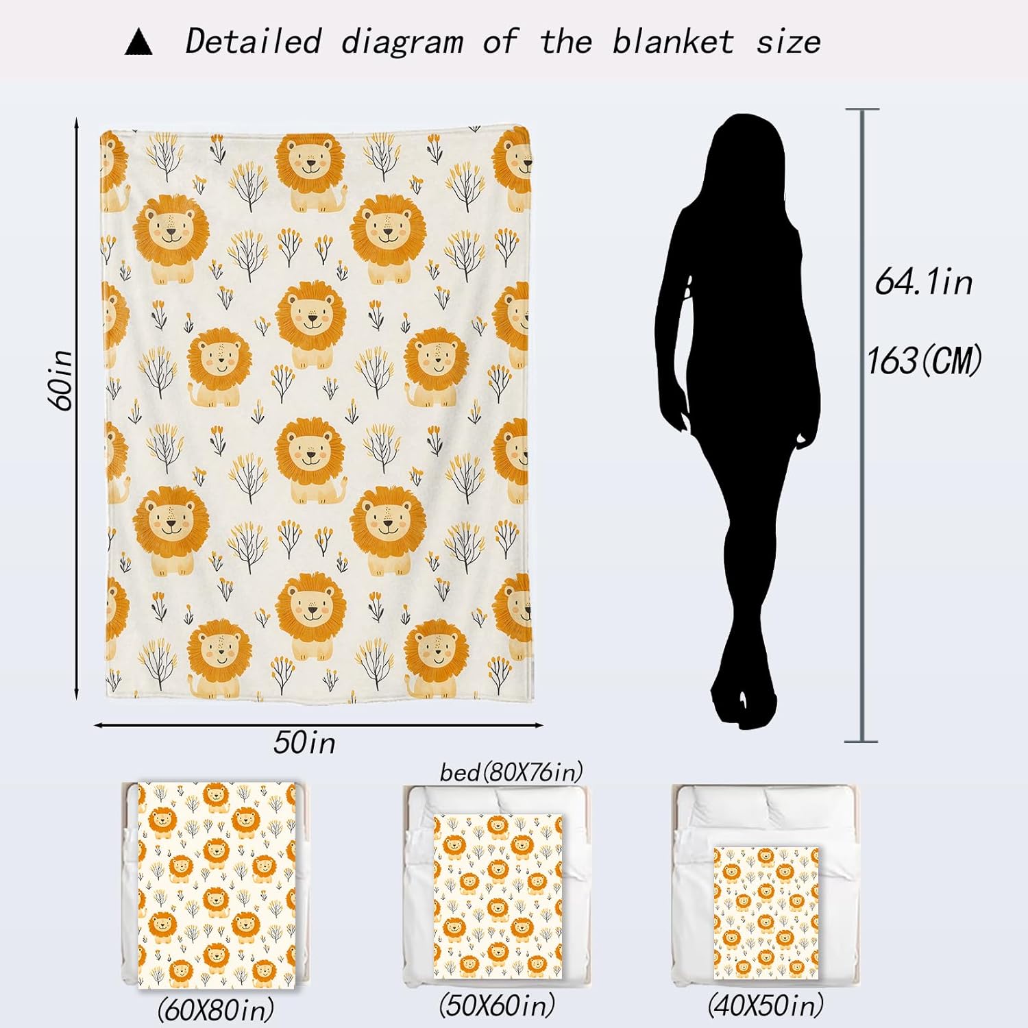 Ultra Soft Plush Lion Pattern  - Baby Nursery In Hospital 리뷰 및 가격