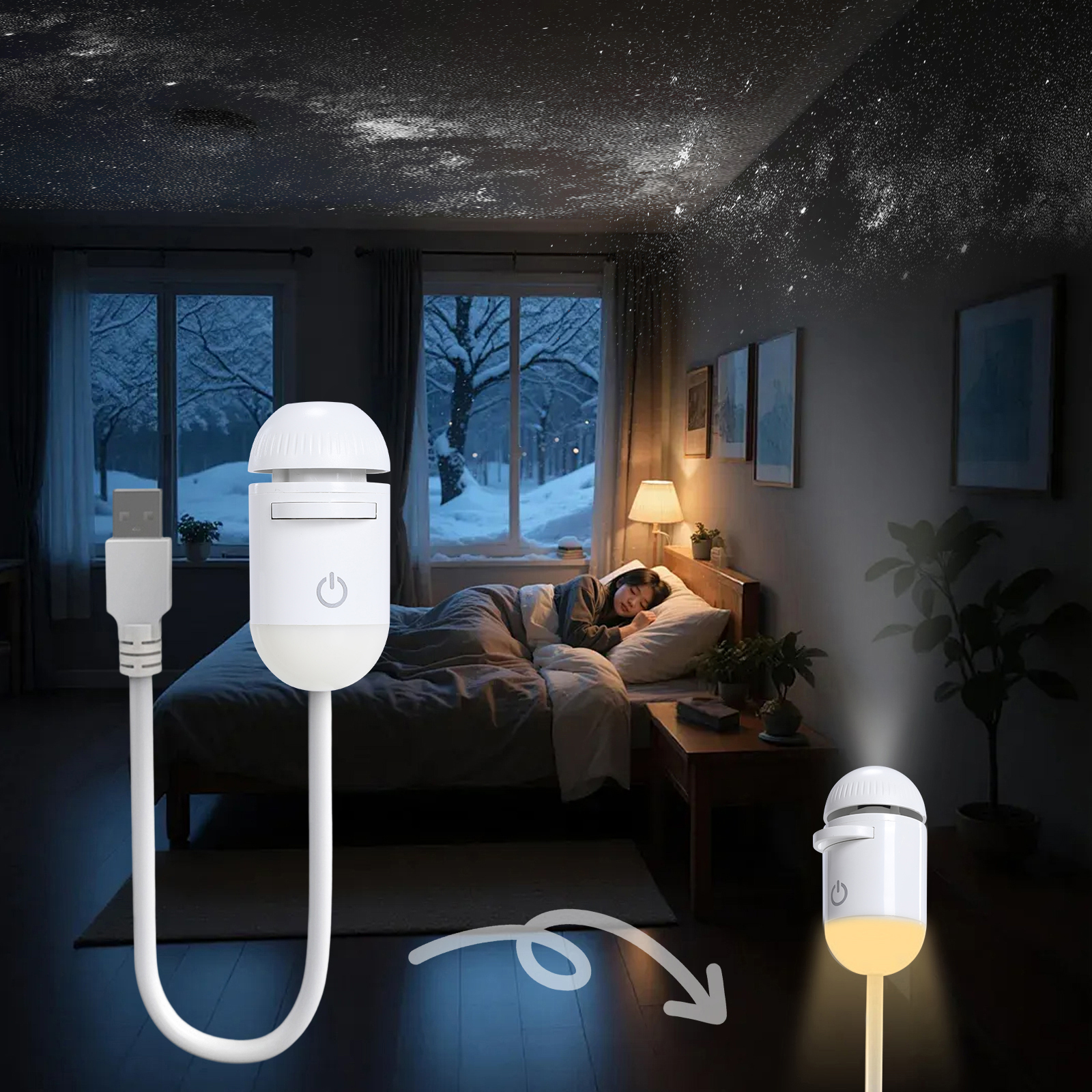 Galaxy Star Projector Night Li - Night Light Projector Stars 리뷰 및 가격