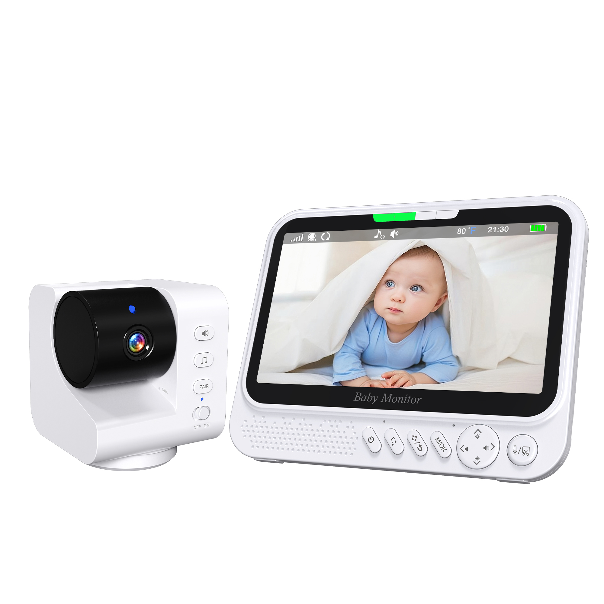 7inch IPS Screen 1v2 Wireless  - Wearable Baby Monitor 리뷰 및 가격