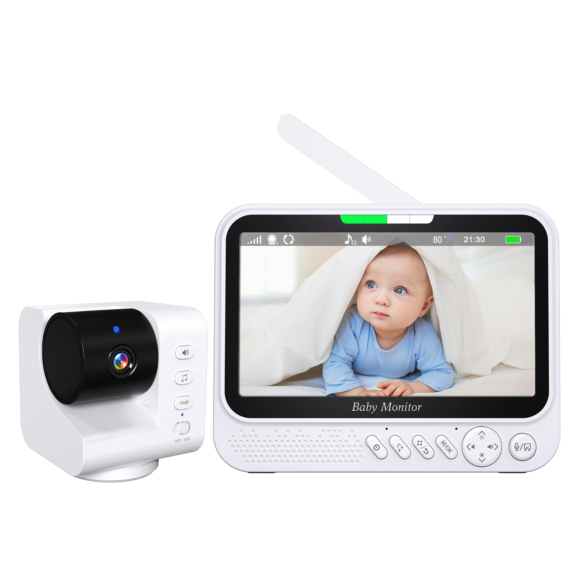 7inch IPS Screen 1v2 Wireless  - Wearable Baby Monitor 리뷰 및 가격