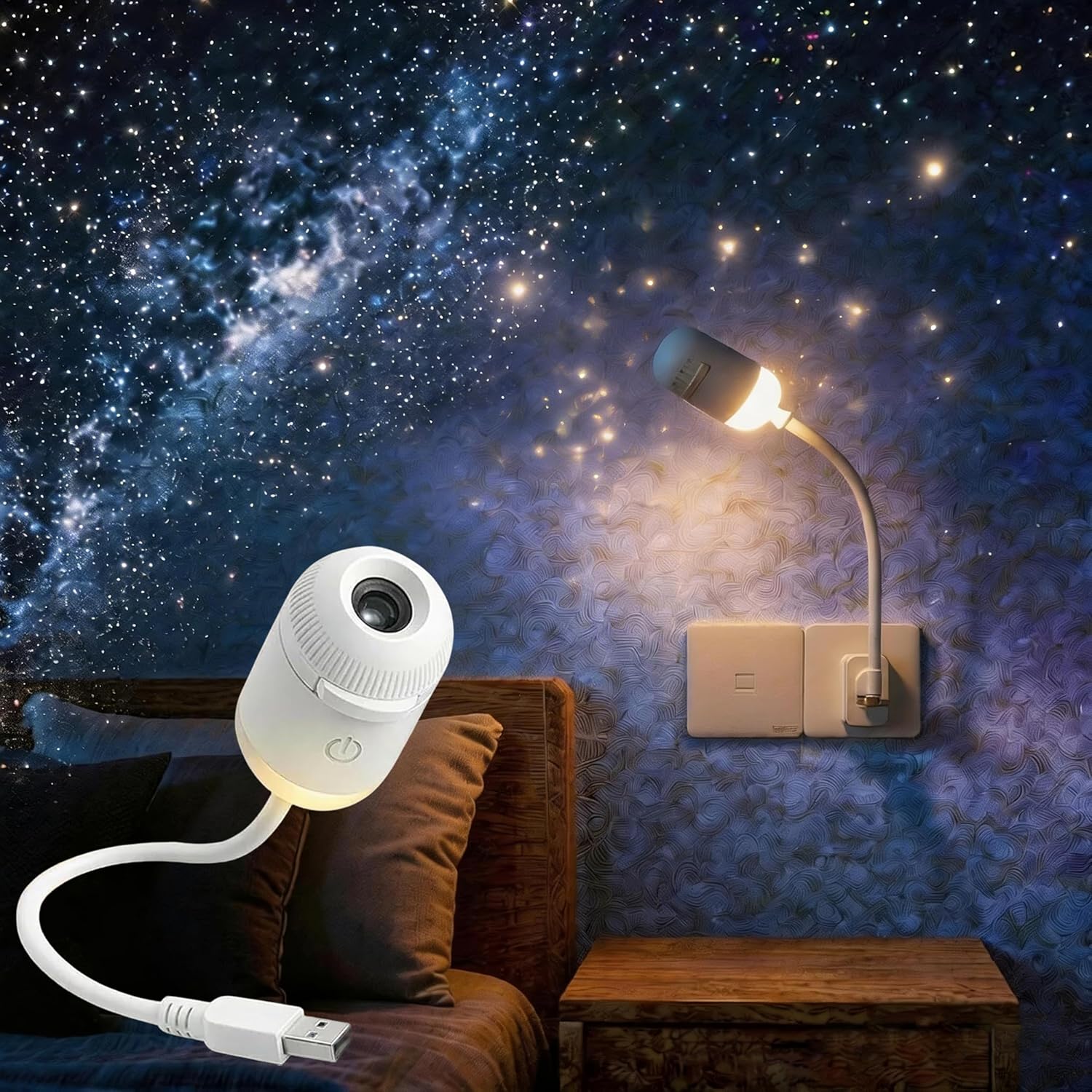 2-in-1 Galaxy Projector Night  - Night Light Projector Stars 리뷰 및 가격