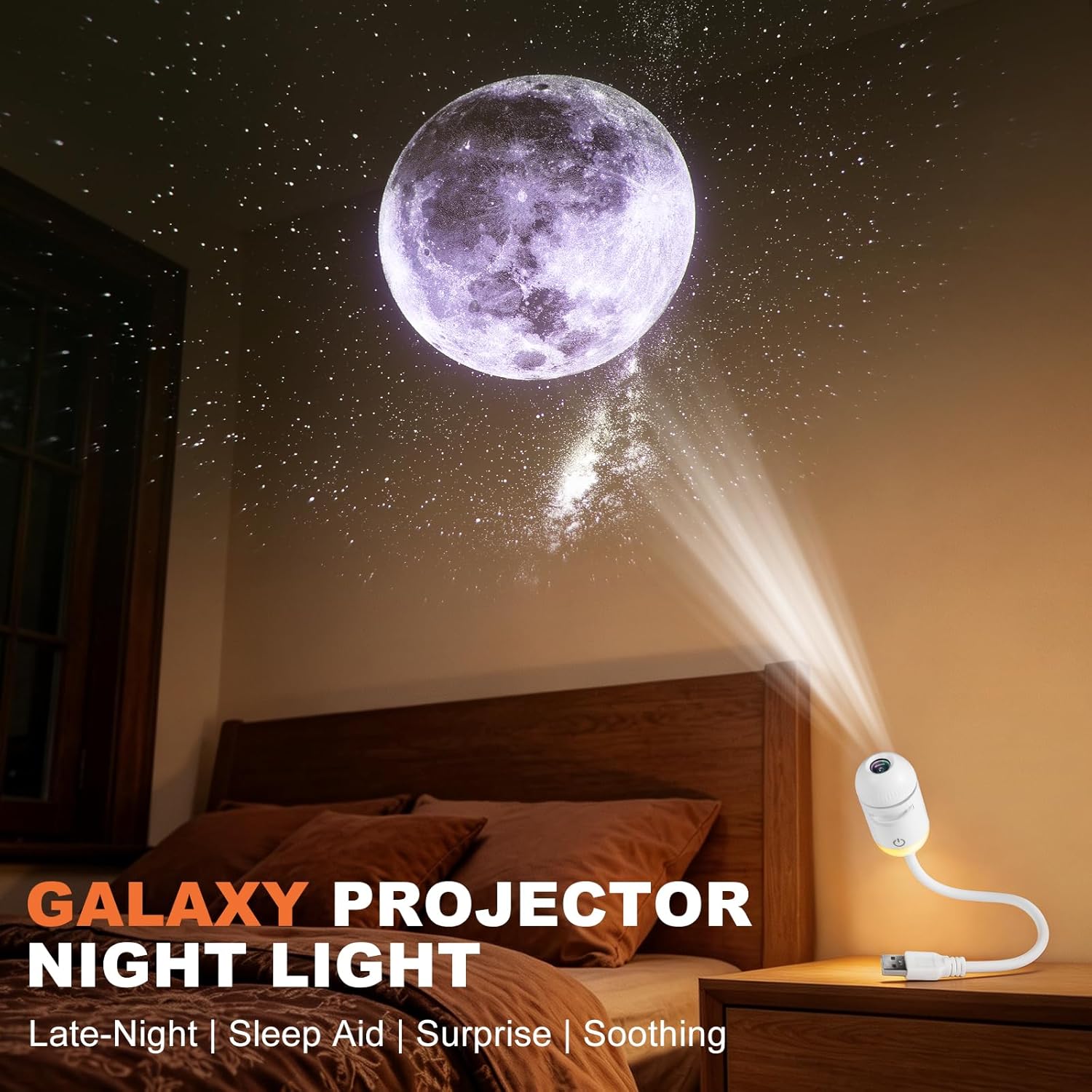 2-in-1 Galaxy Projector Night  - Night Light Projector Stars 리뷰 및 가격