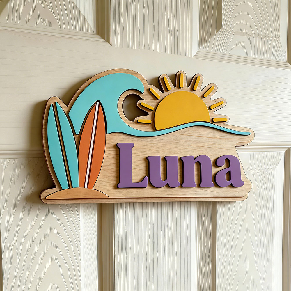 Custom Beach Wave Surfboard Su - Baby Nursery Kids 리뷰 및 가격