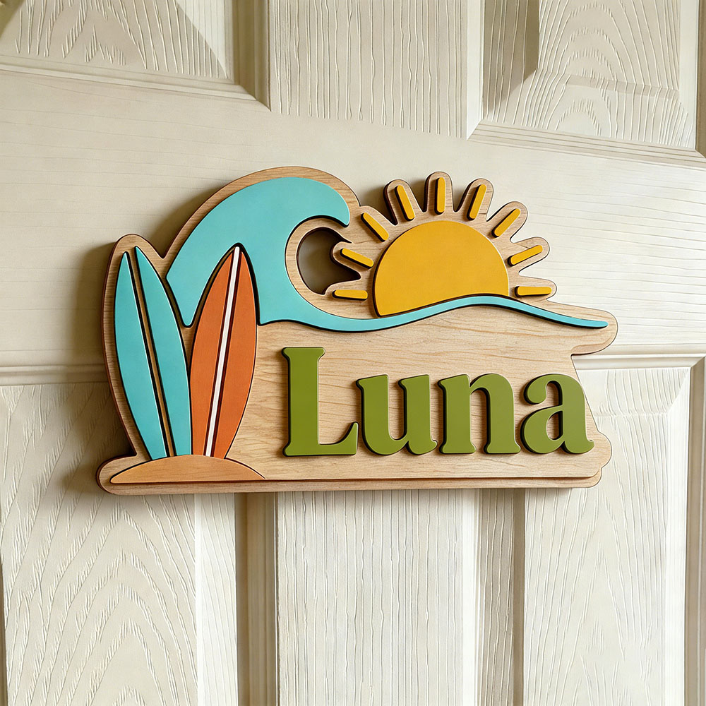Custom Beach Wave Surfboard Su - Baby Nursery Kids 리뷰 및 가격