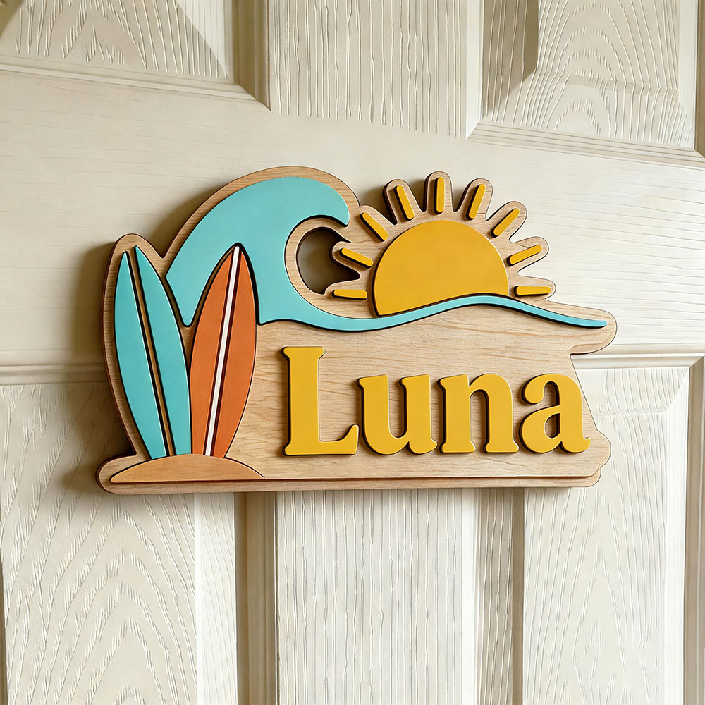 Custom Beach Wave Surfboard Su - Baby Nursery Kids 리뷰 및 가격