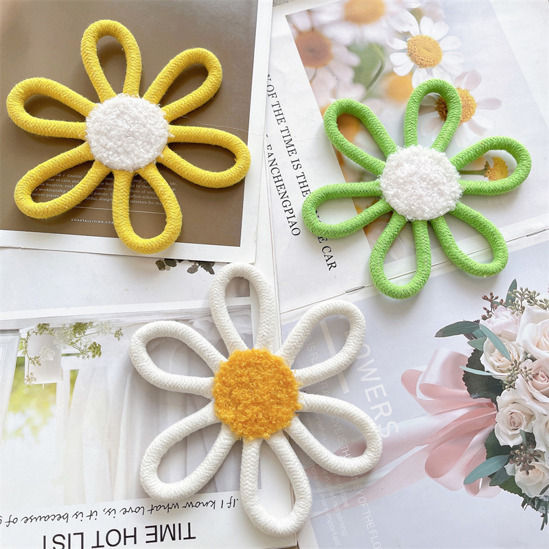 Cotton Rope Woven Daisy Flower - Baby Nursery Needs 리뷰 및 가격