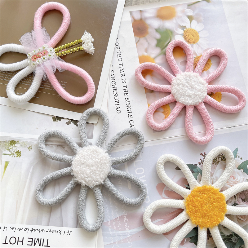 Cotton Rope Woven Daisy Flower - Baby Nursery Needs 리뷰 및 가격