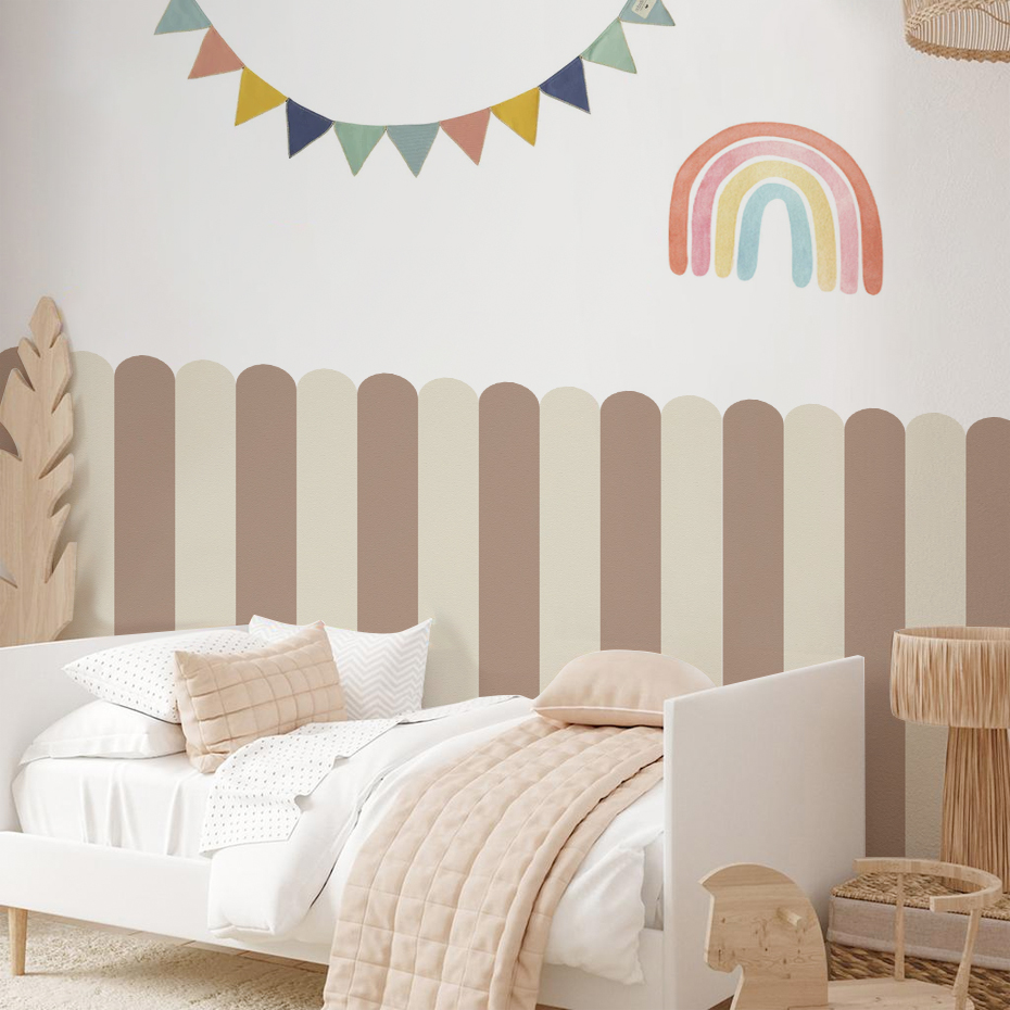 Multicolor Vertical Striped Ar - Baby Nursery Wall Decals 리뷰 및 가격