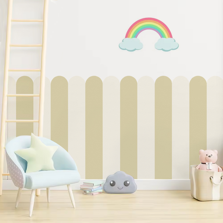 Multicolor Vertical Striped Ar - Baby Nursery Wall Decals 리뷰 및 가격
